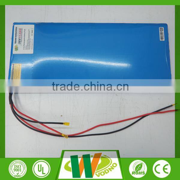 New design 36V 11.6Ah electric skateboard battery with BMS