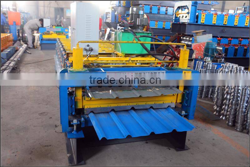 Double Deck Profile Metal Roofing Sheet Making Machine For Sale