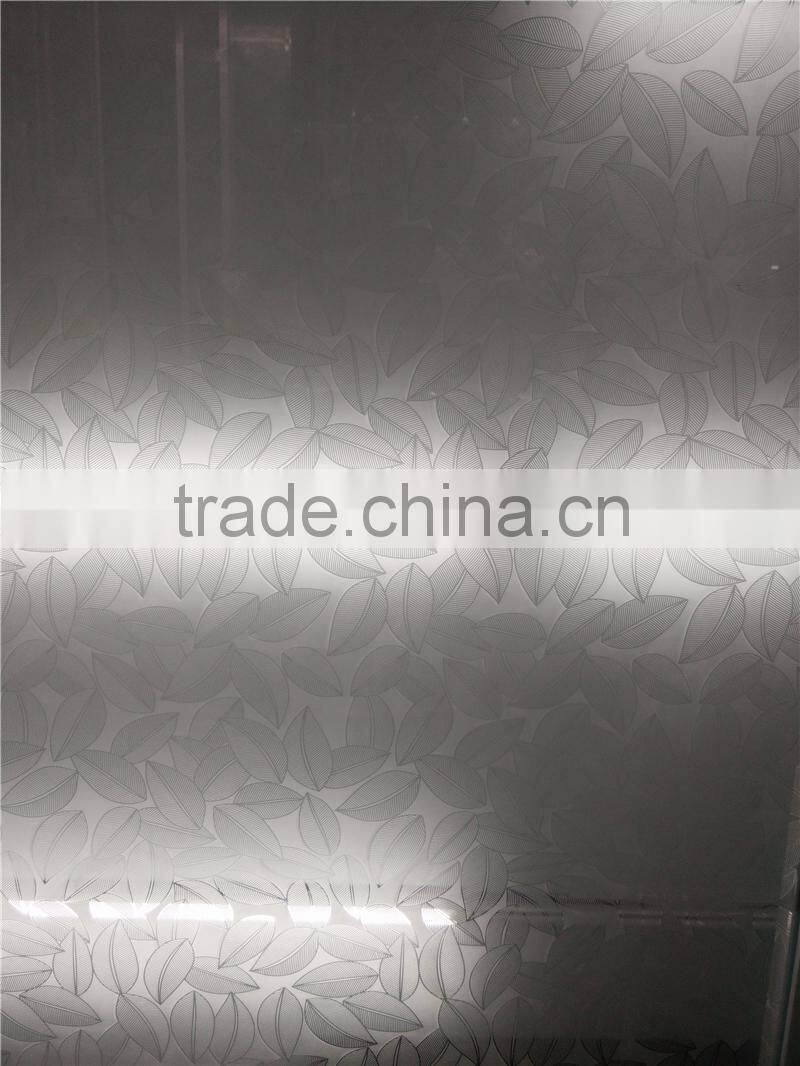 biggest art glass factories in china 4mm shower Art Glass