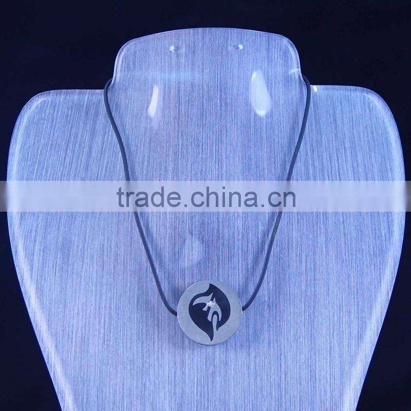 Wholesale 18k gold color meaningful crystal pendant necklace