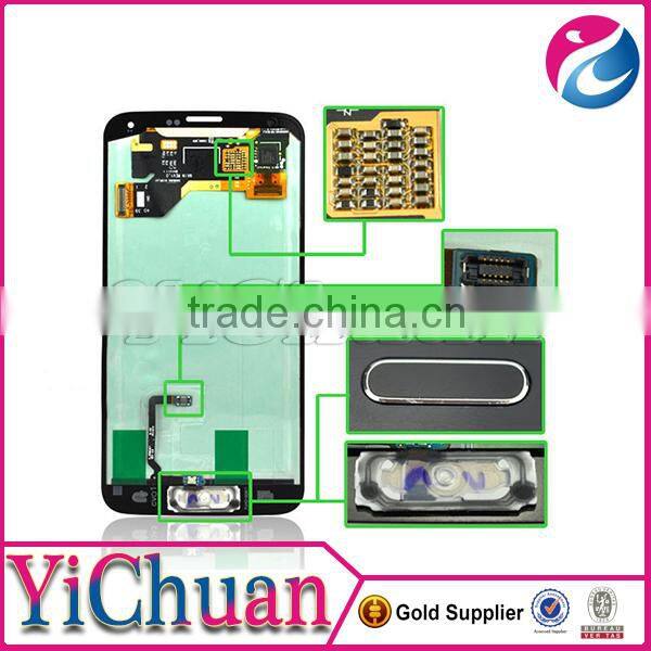 Guangzhou supplier lcd + digitizer for samsung galaxy s5 i9600, s5 i9600 lcd screen