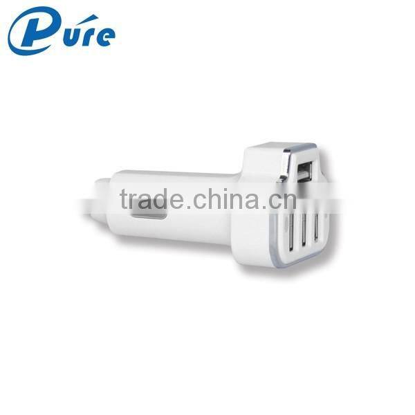 2 Color Charger Black/White Starting Multi Port USB Car Charger 5.2A Output Speed Fast Charger