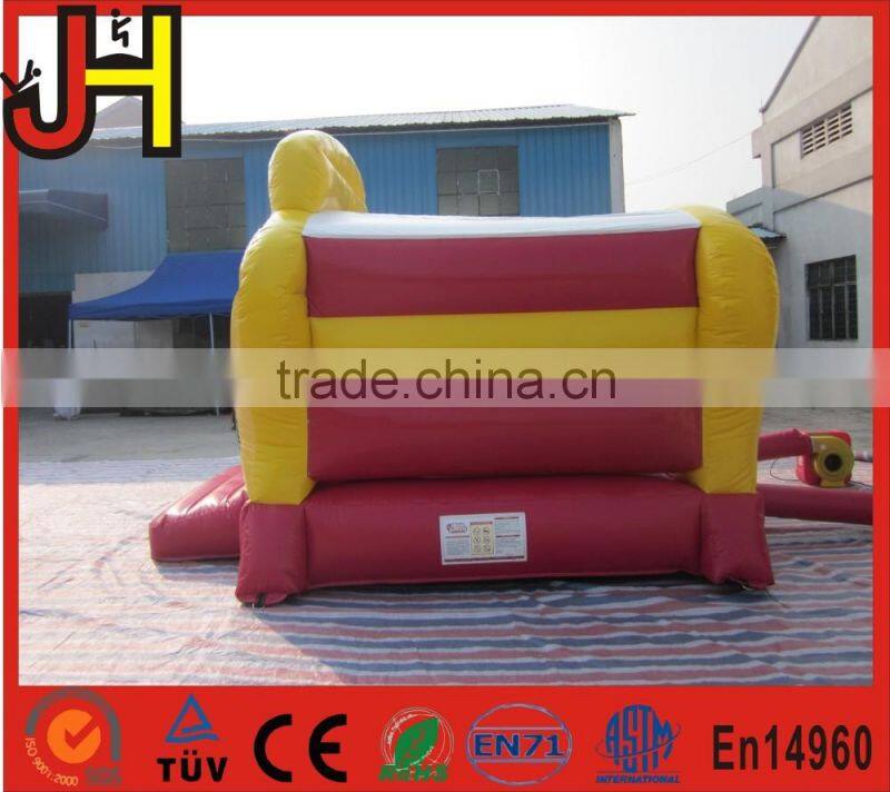 Circus clown inflatable bouncer for sale, inflatable bounce with obstacles