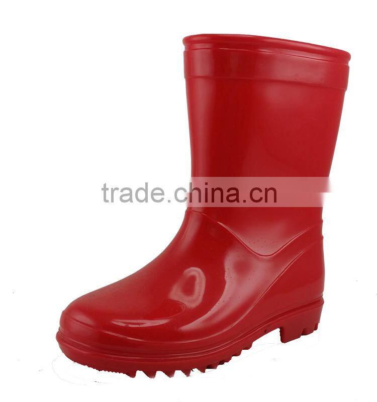 cheap kids pvc safety rain boots