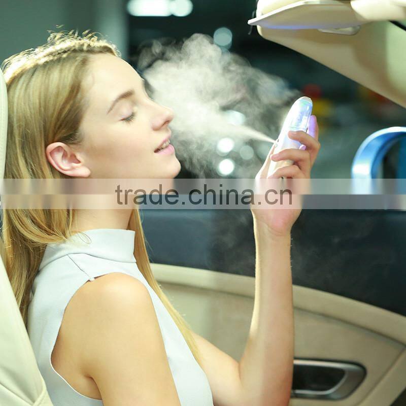 Nano Vapor Facial Steamer Handy Portable USB Nebulizer Facial Cleans tightens Mist Sprayer Skin Care Machine