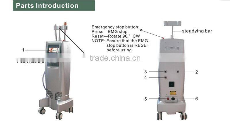 Hot!! fractional rf/rf fractional micro needle/RF machine