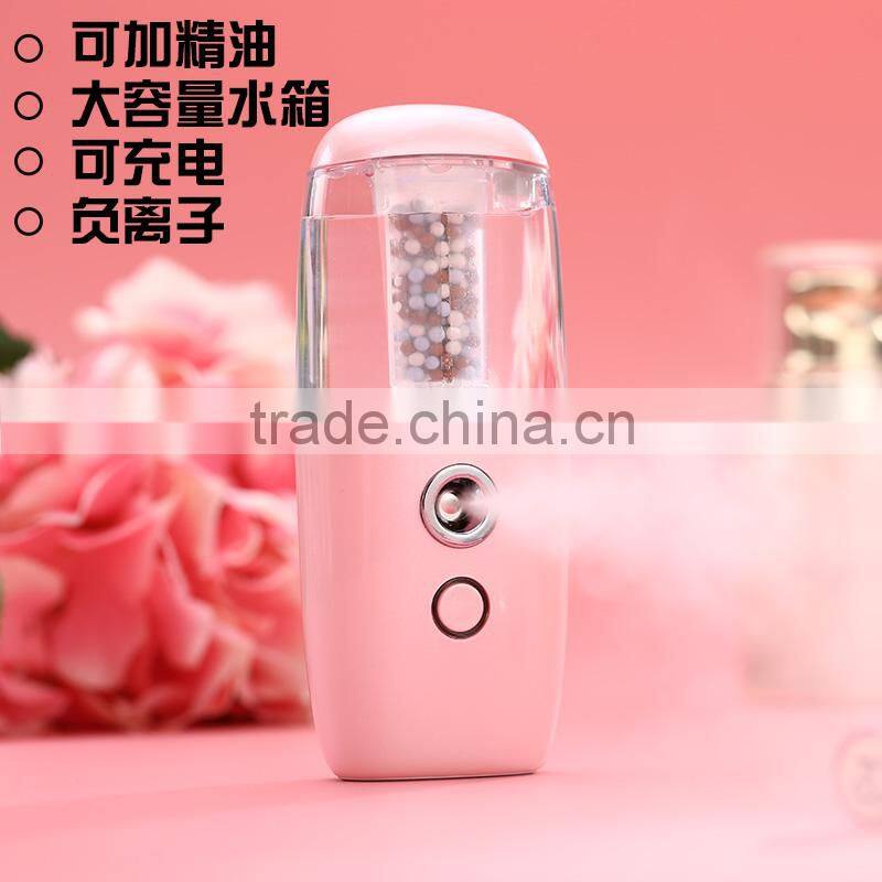 2016 Newest USB Rechargeable car use/home use Nano Facial Mist Spray Cool Mist Spray