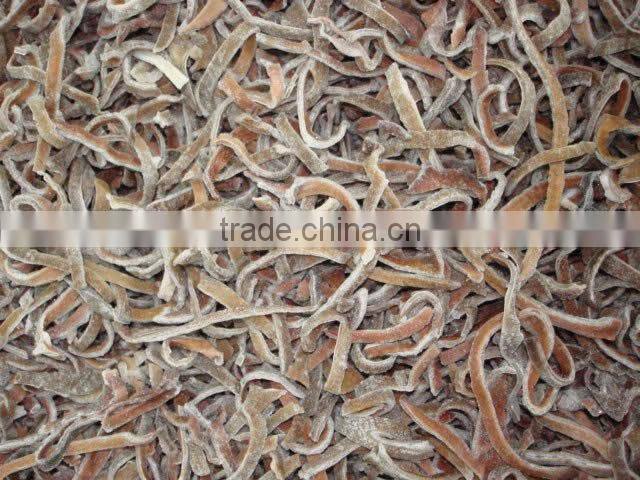 Individual quick frozen black fungus strips