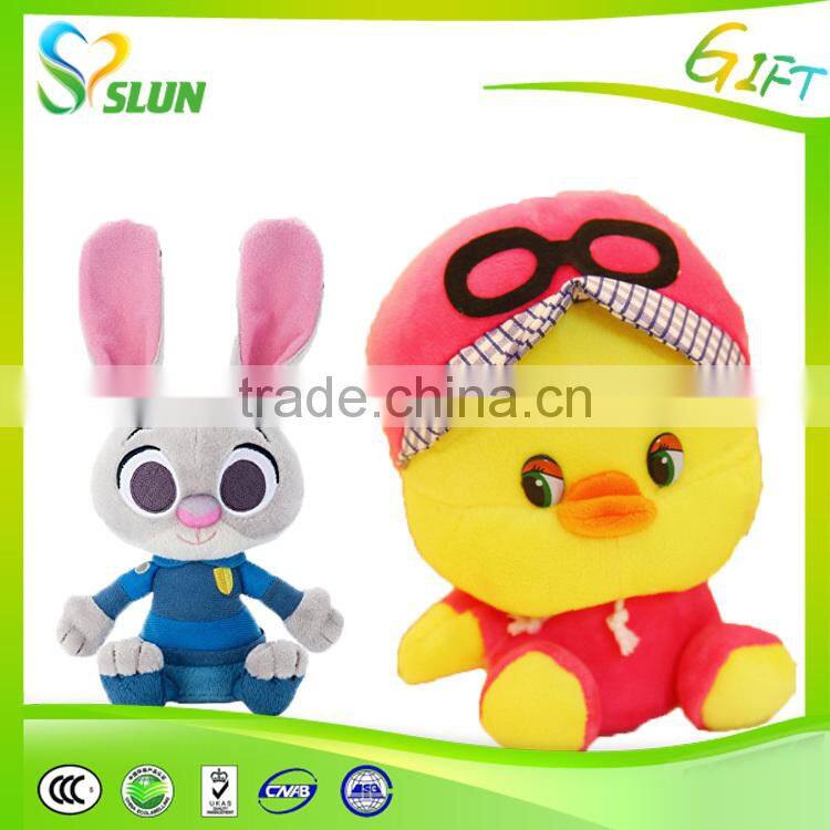 New Year Chicken Mascot Soft Stuffed Plush Rooster Toy