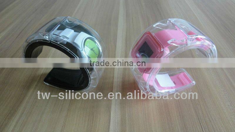 display metal watch box with window tin box for watch