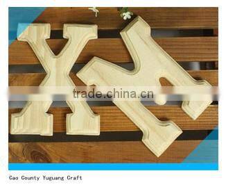 pine wood letters/alphabet/wood craft
