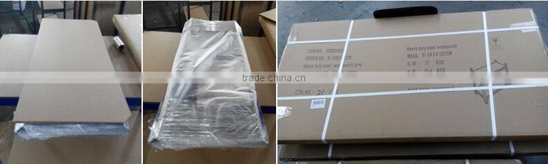 Heavy Duty Single Drawer warehouse storage metal workbench
