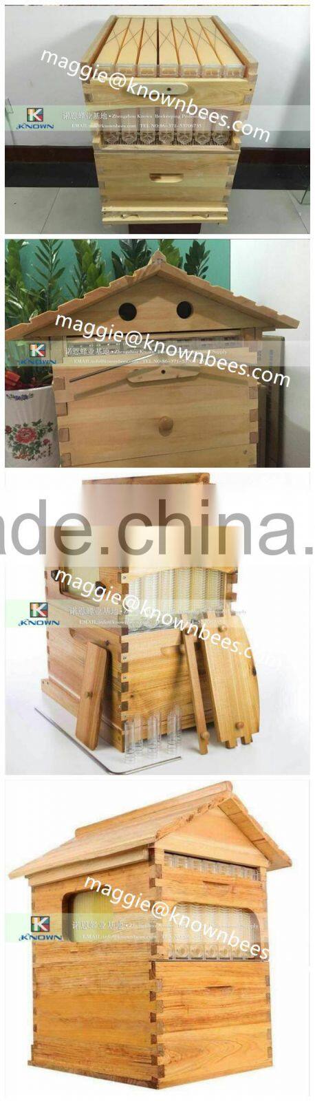New type wooden bee hive automatic honey outflow bee hive for sale