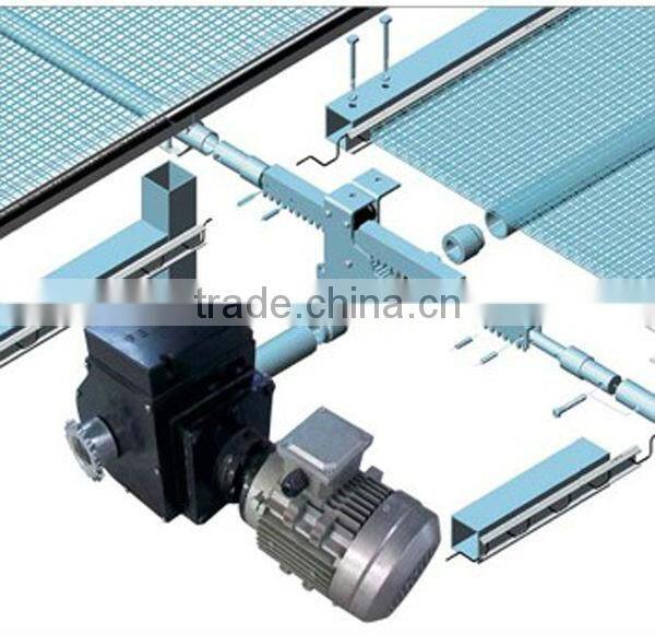 Pinion Drive Curtain Greenhouse Shading System