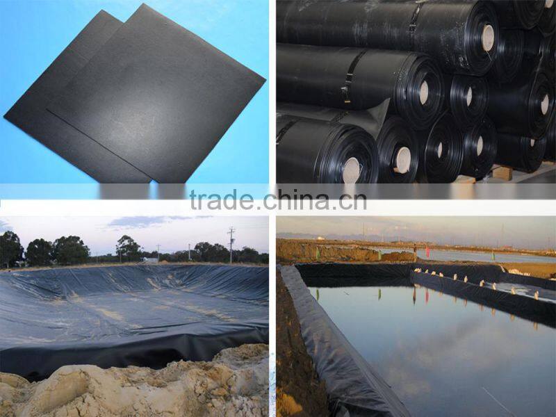 Arowana Fish Farm Pond Liner HDPE Geomembrane Black Rolls