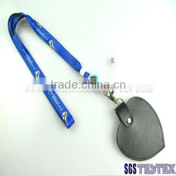 2015 OEM neck lanyard with id card holder pouch,conference bags