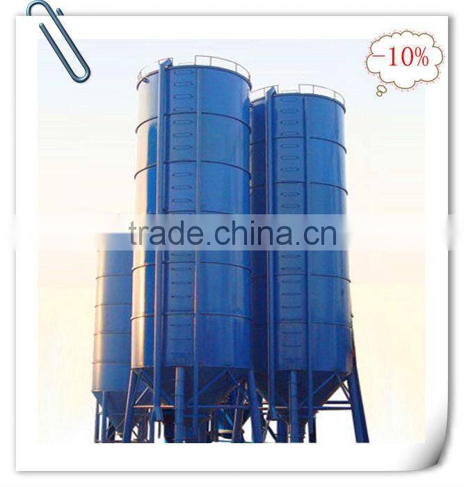 100 ton cement store silo low price with foundation design piece type