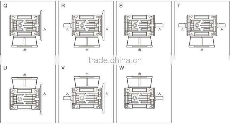 NMRV030 series worm gearbox
