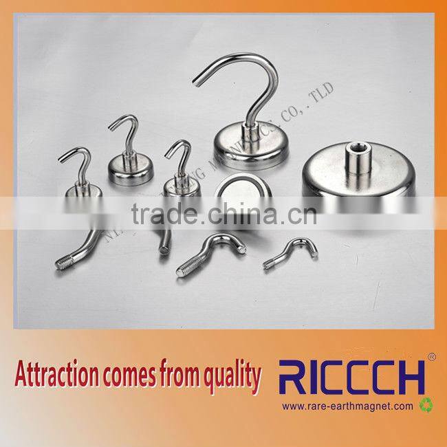 Strong permanent magnetic hook