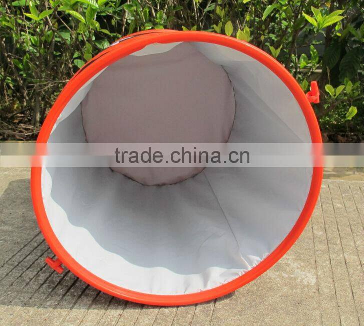 foldable pet food bin collapsible pet food container nylon dog food barrel