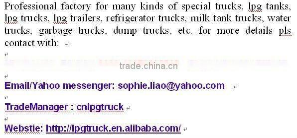 24.81cbm 6x4 lpg tank truck