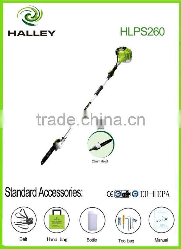 2015 new design gasoline tree pruning pole saw with CE