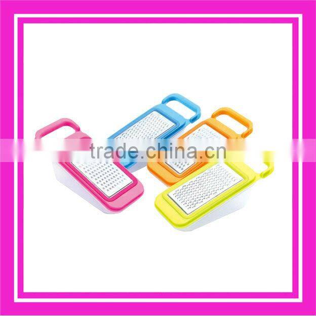 stainless steel grater with container and plastic grater with container