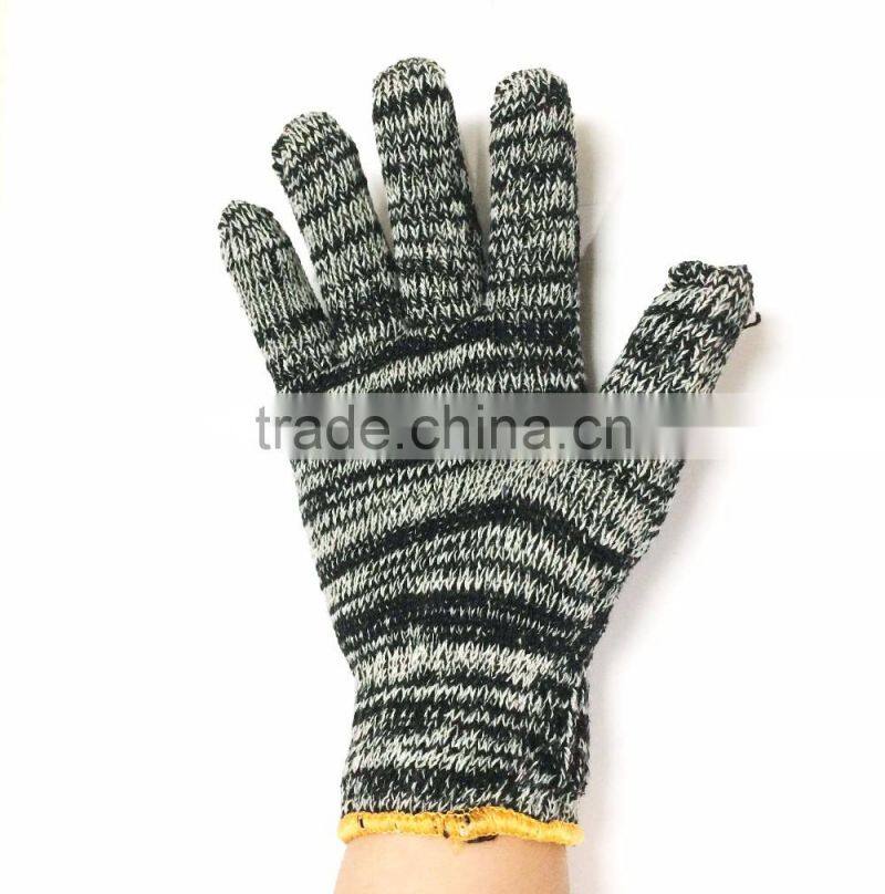 Knitted White Industrial Cotton Gloves