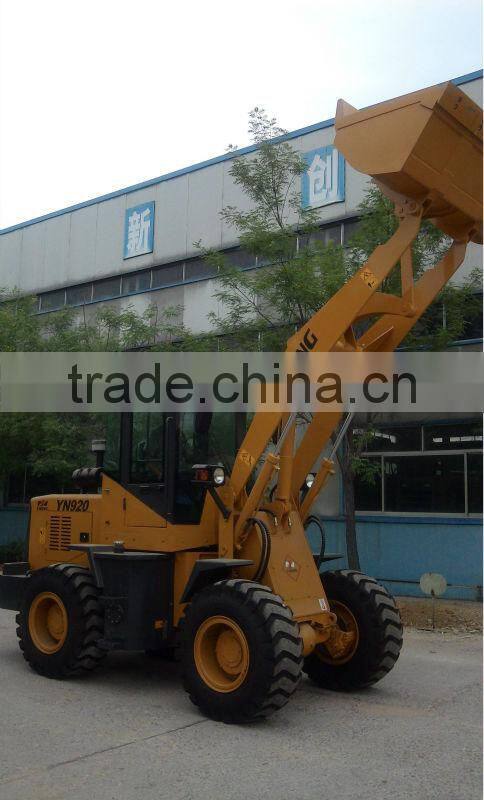 small front loader high dumping