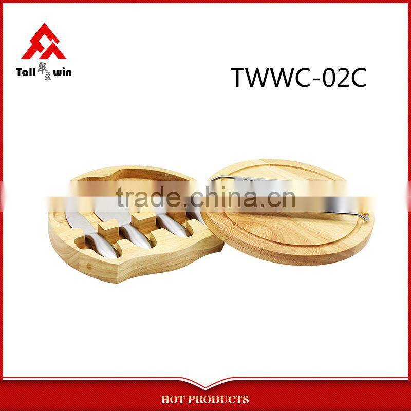 Stainless Steel Fine Double Mesh Wooden Handle Strainer