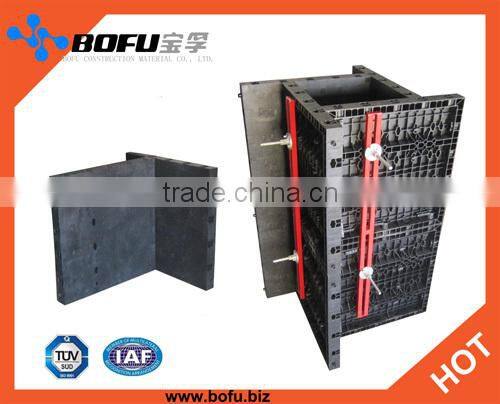 reusable plastic concrete formwork