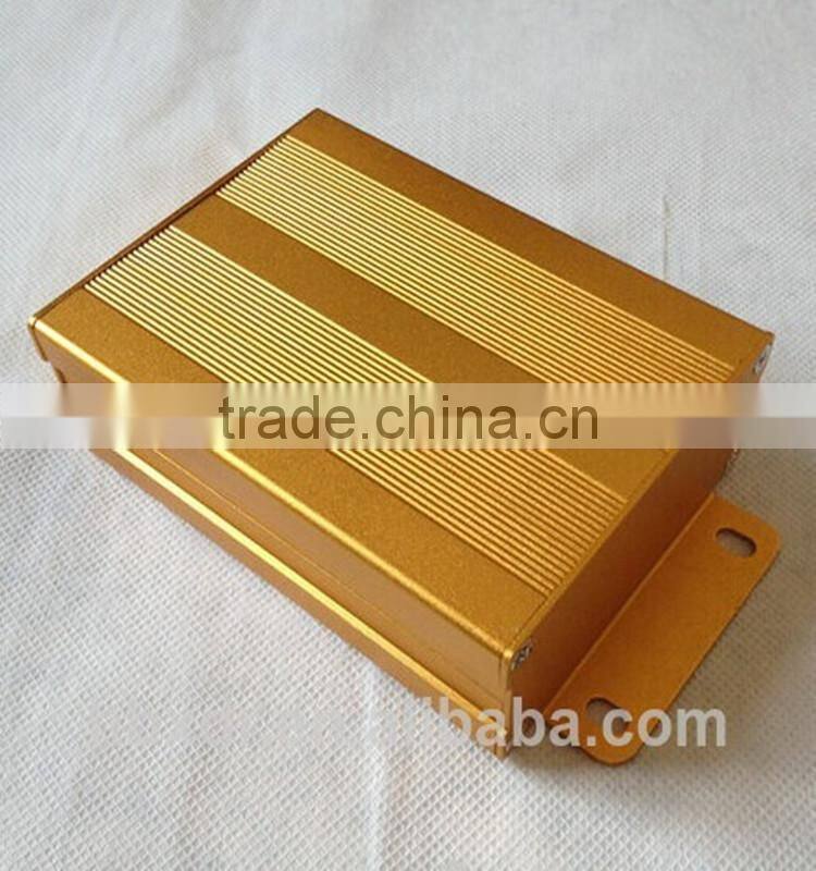 CNC machined color anodized aluminum distribution box