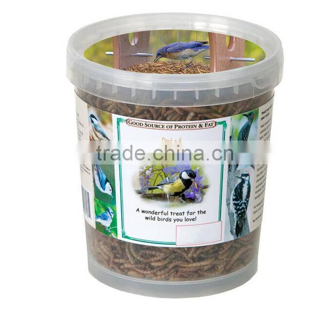 Dry Pet Food Fish Food Mealworms Golden Yellow(2.8cm)