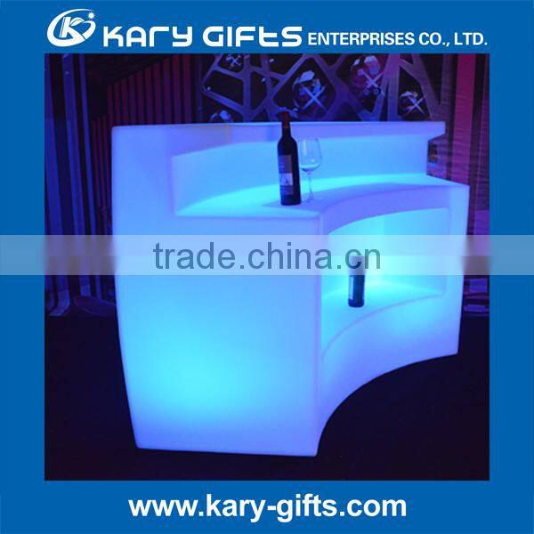 led bar counter/led reception desk/front desk/led restaurant furniture