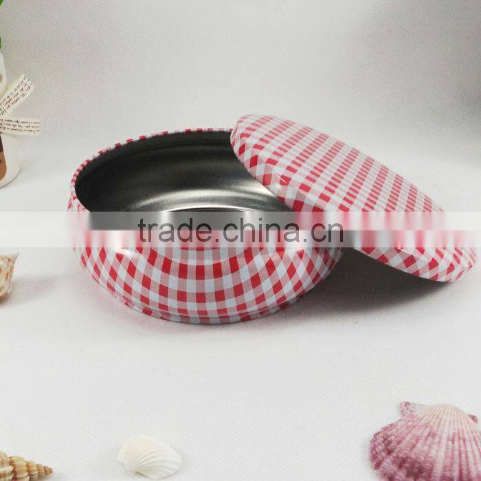 special customed pink delicate tin box