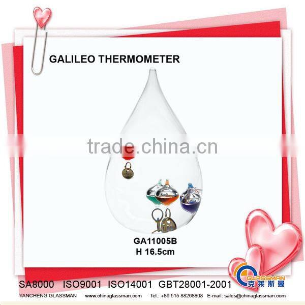 G101-YL decoration thermometer galileo thermometer