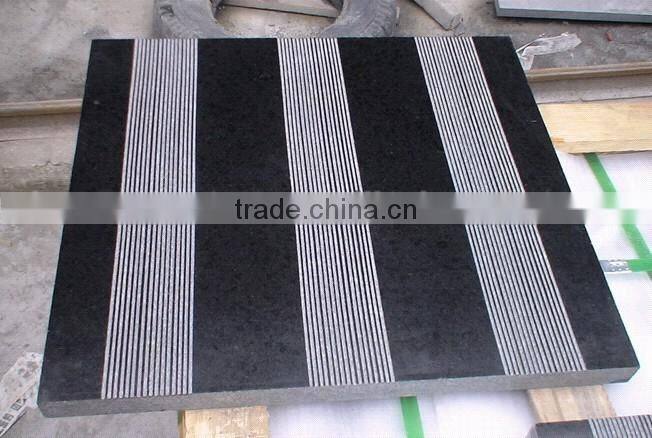 black basalt swimming pool tile