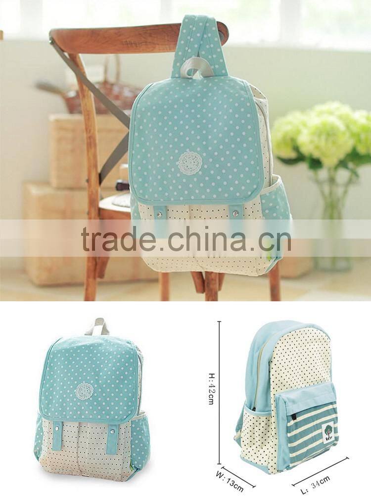 Leaper Casual Lightweight Canvas Laptop Bag/Shoulder Bag/School Backpack