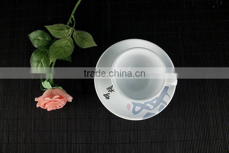 China supplier new premium custom wholesale ceramic coffee cup espresso saucer