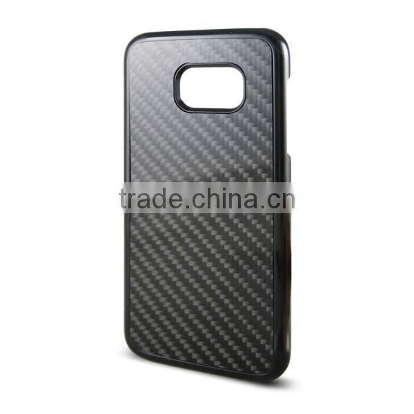 Real Shiny Carbon fiber phone case for Samsung S7 Edge phone case