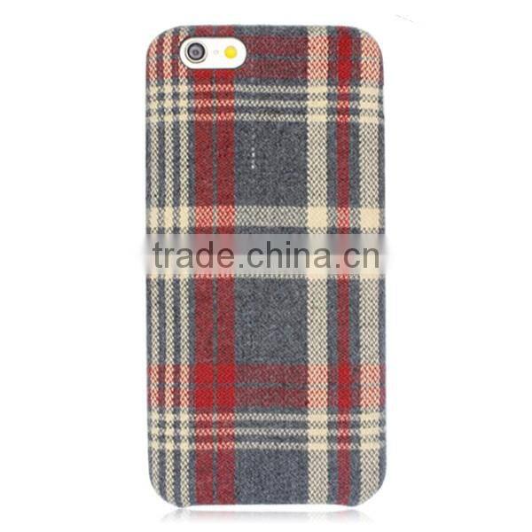 Woolen Plaid phone case for iPhone6 / plus