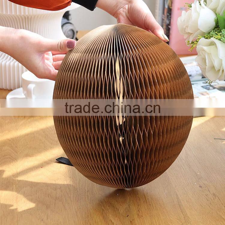 cheap rain resistant Kraft flexible paper Folding helmet