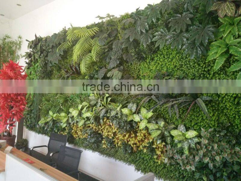 Green plants wall tiles