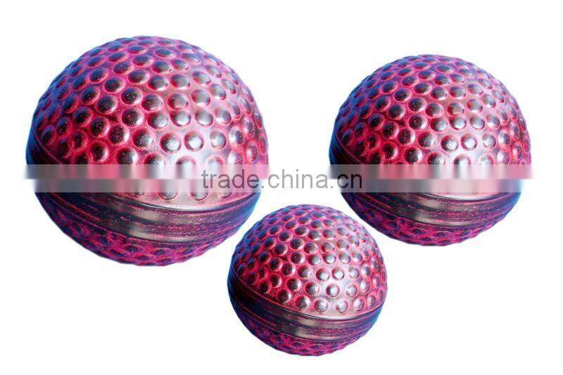 Stone Decorative Balls , hammered pattern Set of 3 sizes