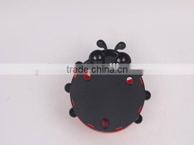 Ladybug shaped bathroom item /storage rack plastic toothbrush holder