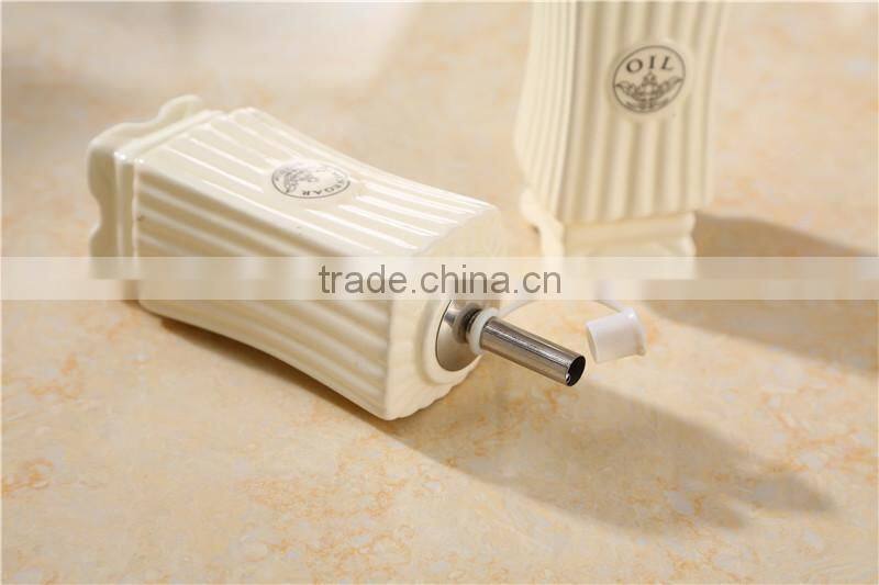 Fashion design ceramic canister set