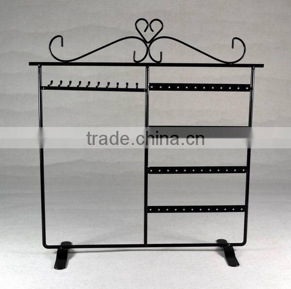 Metal jewelry display rack