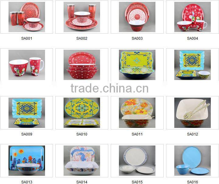 Hot Selling Melamine Cake Stand with Round Plates