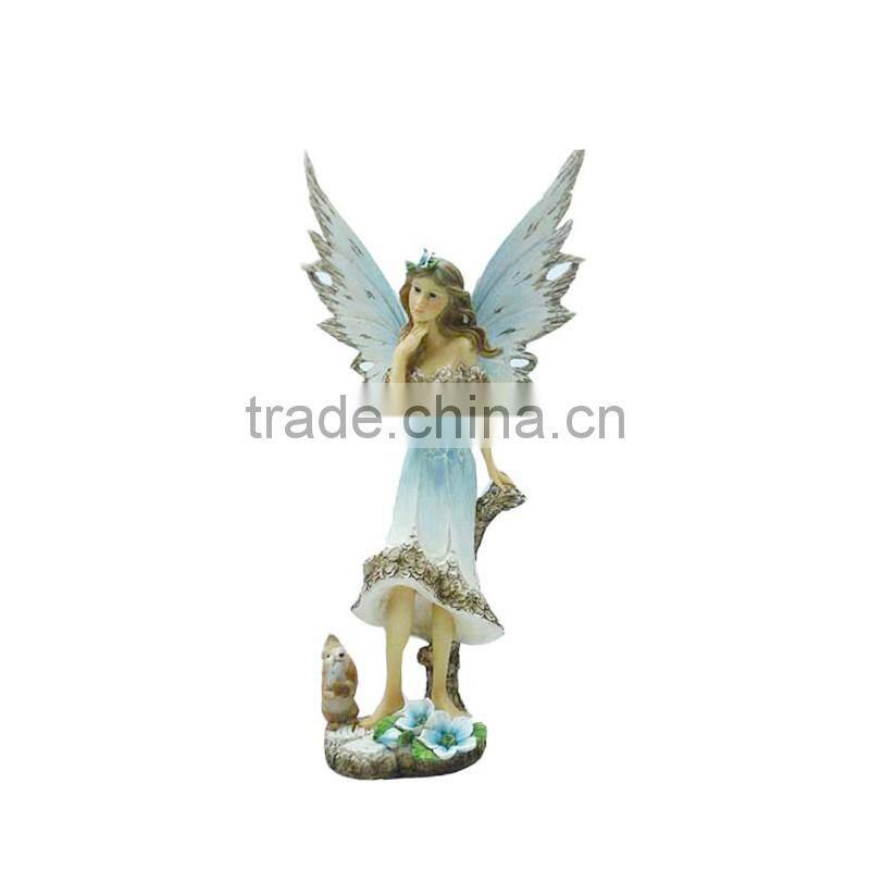 Polyresin garden fairy, flower fairies