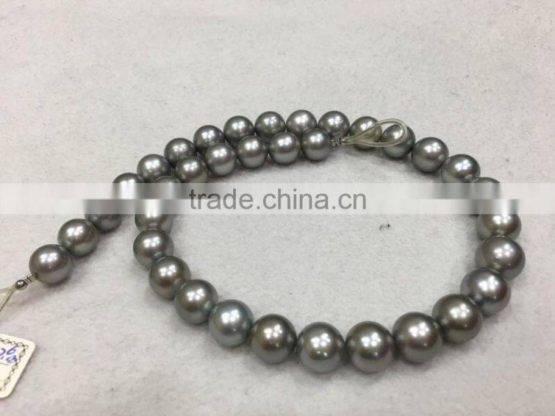 Wholesale 9-10mm Grey Tahitian Pearl Strands